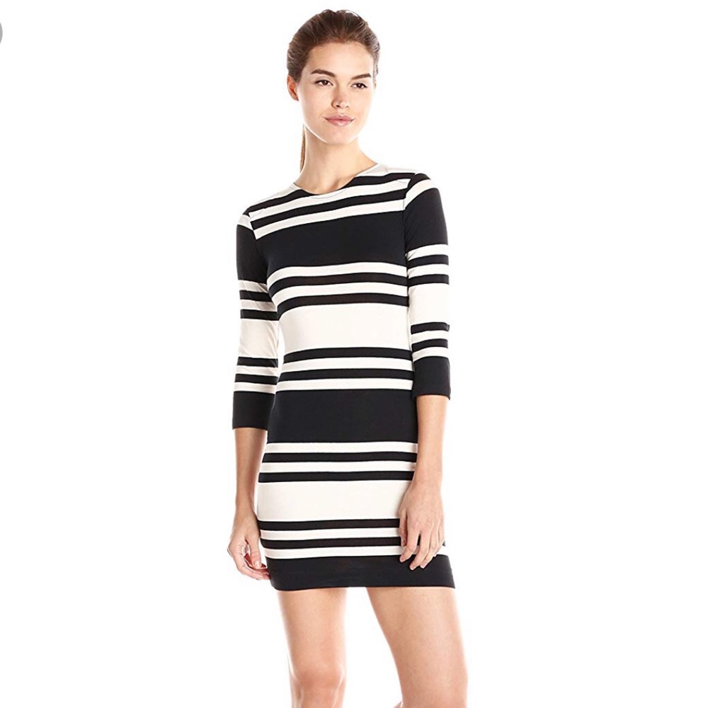 French Connection Jag Stripe 3/4 Dress